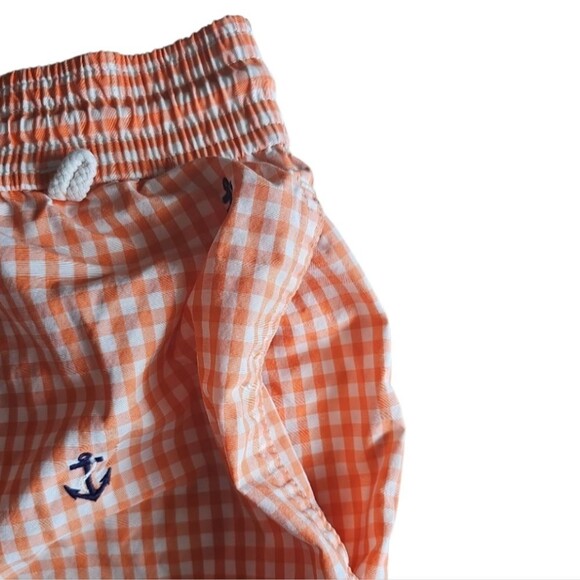 Polo Ralph Lauren Anchor Gingham 5.5 In Shorts Sz L Nautical Preppy Summer Beach - Picture 15 of 16
